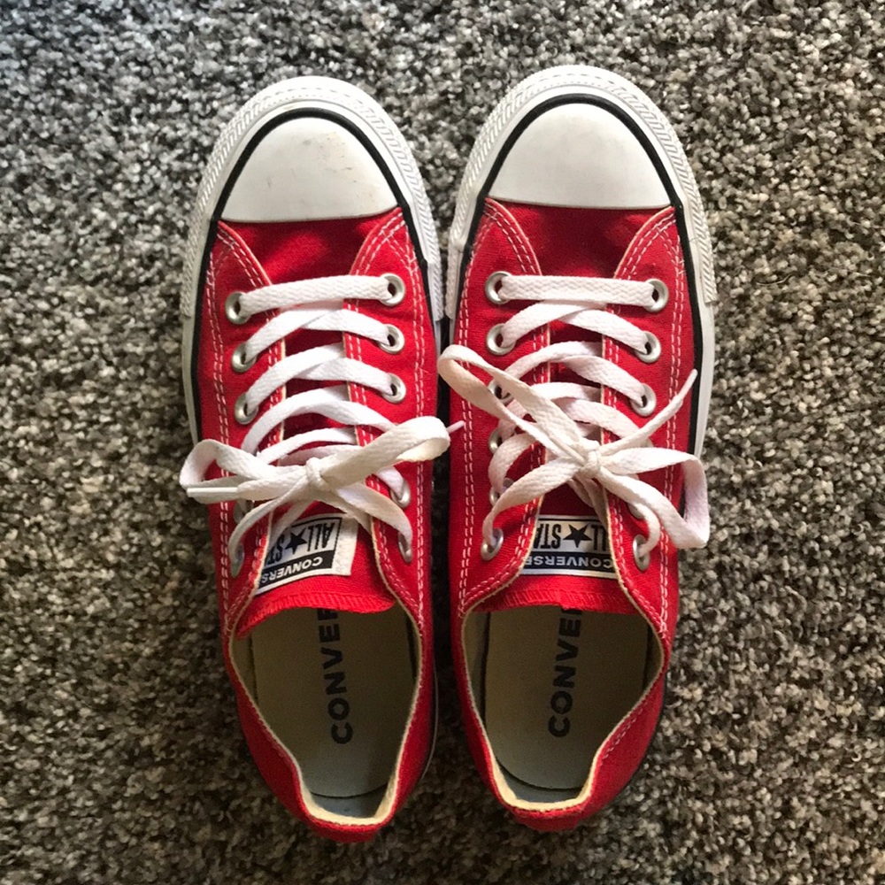 Red converse